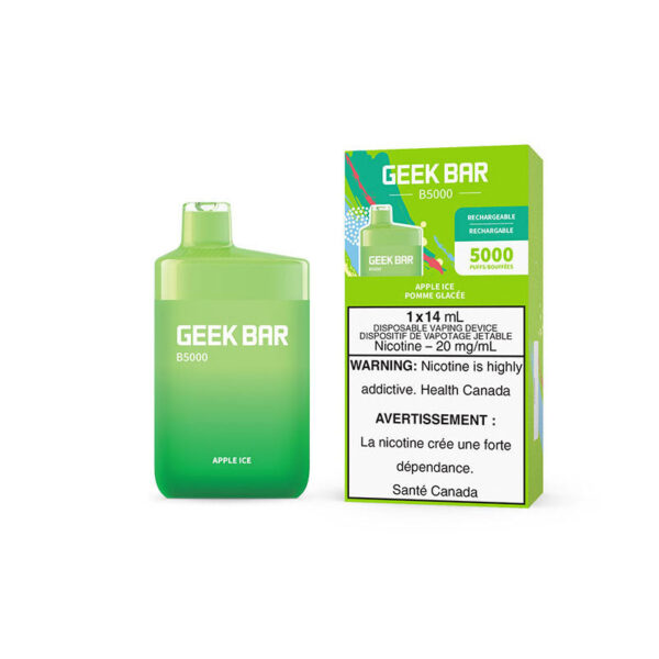 GEEK BAR B5000 DISPOSABLE APPLE ICE 1400x