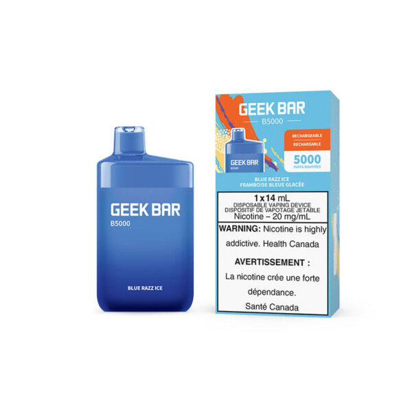 GEEK BAR BLUE RAZZ ICE 1400x